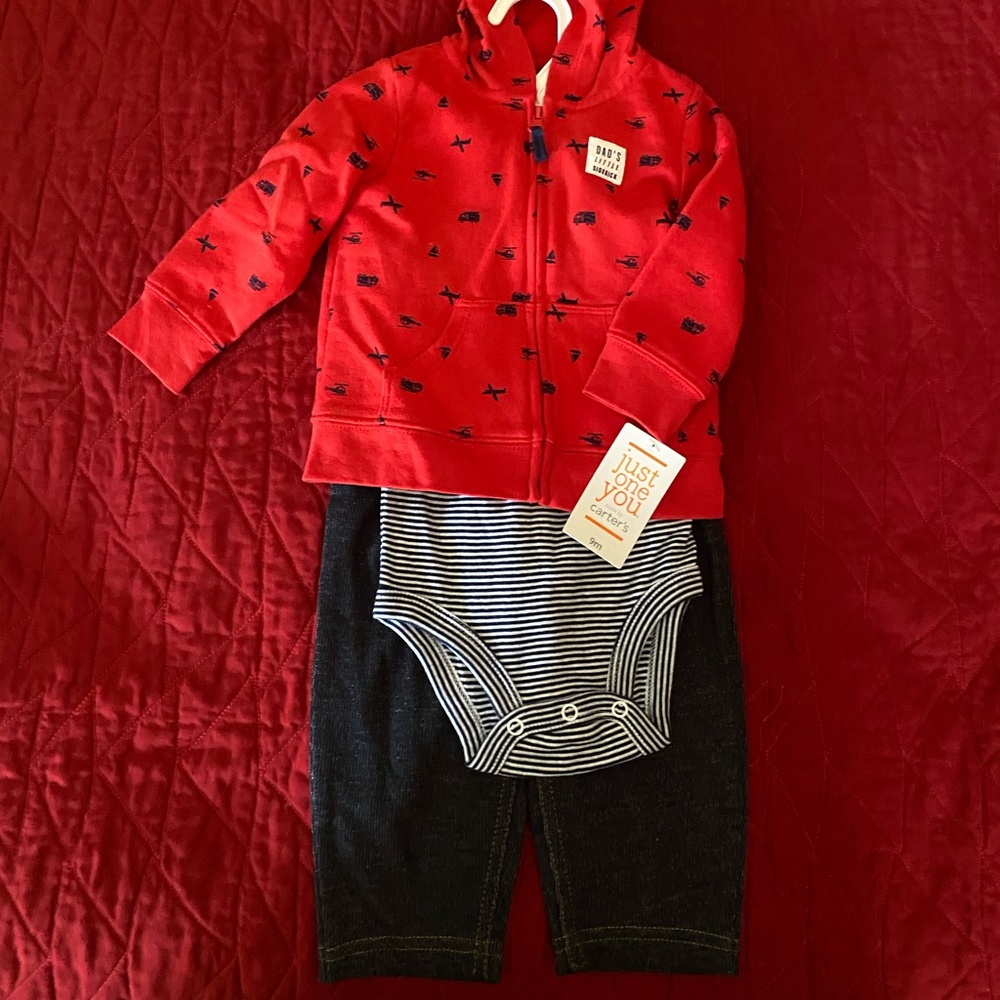 Baby Boys' Boat/Helicopter Top & Bottom Set